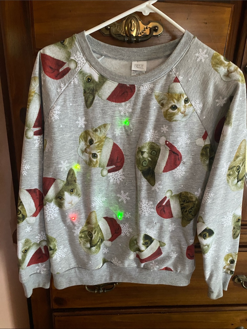 Freeze Heather Grey Sweatshirt that lights up!